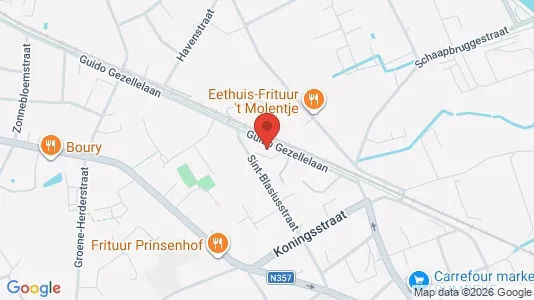 Apartments for rent i Roeselare - kort over placeringen