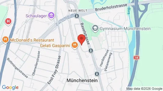 Apartments for rent i Arlesheim - kort over placeringen
