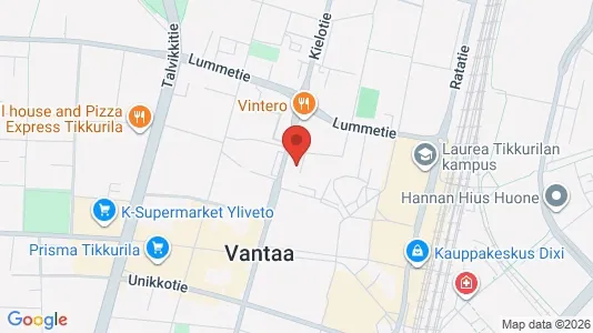 Apartments for rent i Vantaa - kort over placeringen