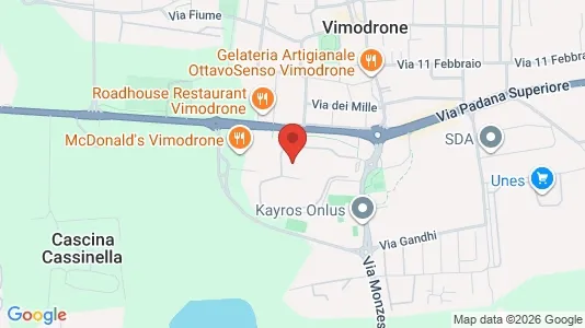 Rooms for rent i Vimodrone - kort over placeringen