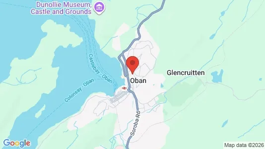 Apartments for rent i Oban - Argyll - kort over placeringen