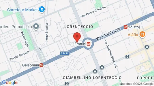 Rooms for rent i Milano Zona 6 - Barona, Lorenteggio - kort over placeringen
