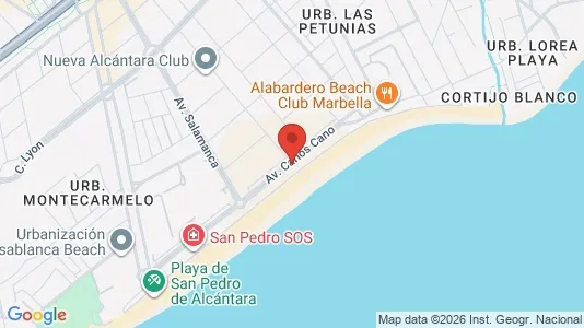 Apartments for rent i Marbella - kort over placeringen