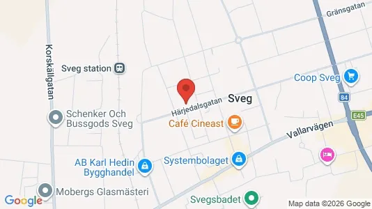 Apartments for rent i Härjedalen - kort over placeringen