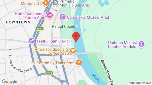 Apartments for rent i Arad - kort over placeringen