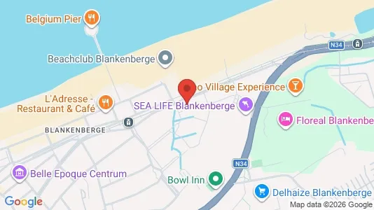 Apartments for rent i Blankenberge - kort over placeringen