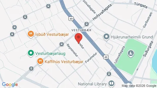 Apartments for rent in Reykjavík Vesturbær - Photo from Google Street View