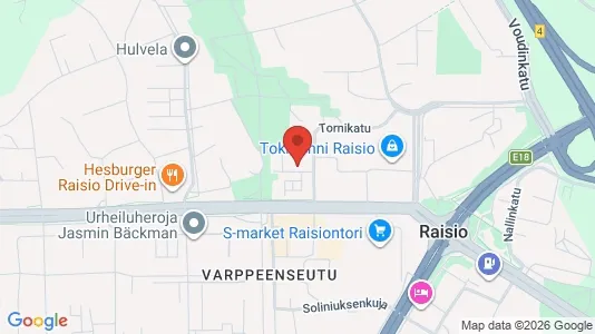 Apartments for rent i Raisio - kort over placeringen