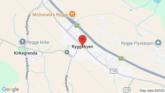 Houses for rent i Rygge - kort over placeringen