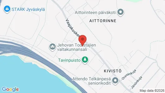 Apartments for rent i Jyväskylä - kort over placeringen