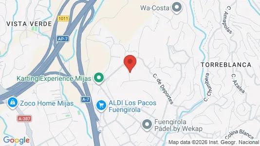 Apartments for rent i Fuengirola - kort over placeringen