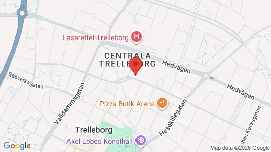 Apartments for rent i Trelleborg - kort over placeringen