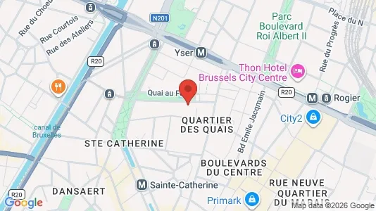 Apartments for rent i Stad Brussel - kort over placeringen