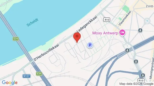 Apartments for rent i Stad Antwerp - kort over placeringen