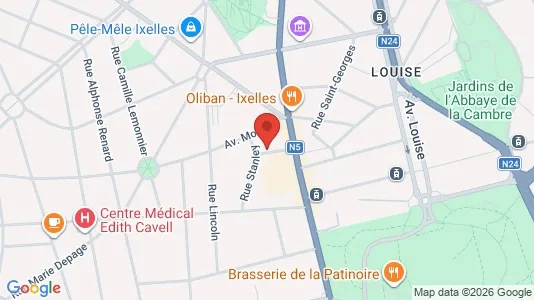 Apartments for rent in Brussels Ukkel - Photo from Google Street View
