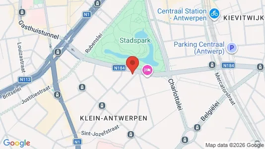 Apartments for rent i Stad Antwerp - kort over placeringen
