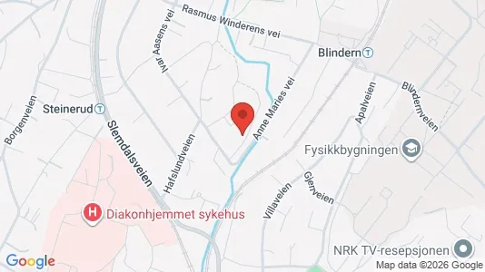 Apartments for rent i Oslo Vestre Aker - kort over placeringen