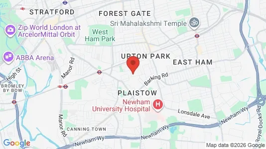 Apartments for rent i London E13 - kort over placeringen