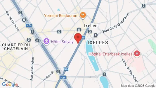 Apartments for rent in Brussels Elsene - Photo from Google Street View