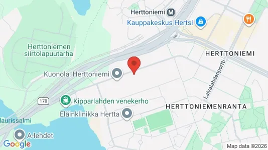 Apartments for rent i Helsinki Kaakkoinen - kort over placeringen