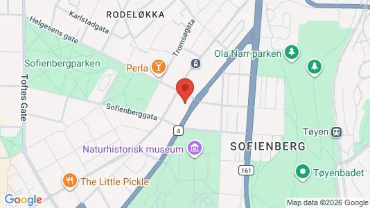 Apartments for rent i Oslo Grünerløkka - kort over placeringen