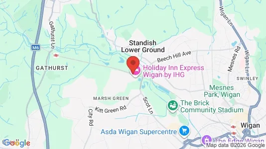 Apartments for rent i Wigan - Lancashire - kort over placeringen