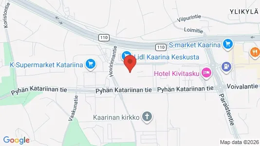 Apartments for rent i Kaarina - kort over placeringen