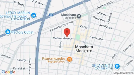 Apartments for rent i Kallithea - kort over placeringen