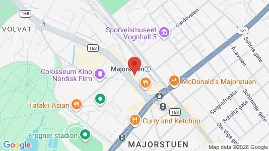 Apartments for rent i Oslo Frogner - kort over placeringen