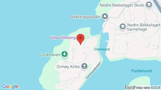 Apartments for rent i Oslo Nordstrand - kort over placeringen