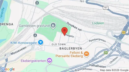 Rooms for rent i Oslo Gamle Oslo - kort over placeringen