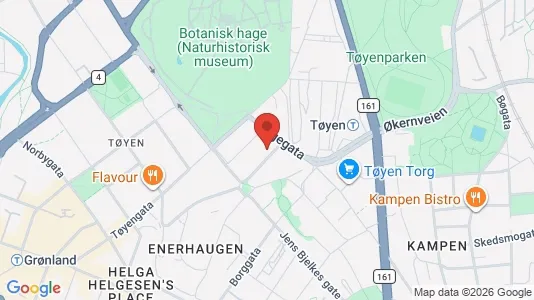 Apartments for rent i Oslo Gamle Oslo - kort over placeringen