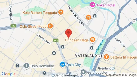Rooms for rent i Oslo St. Hanshaugen - kort over placeringen
