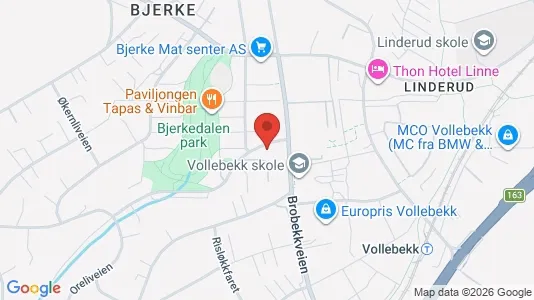 Rooms for rent i Oslo Bjerke - kort over placeringen
