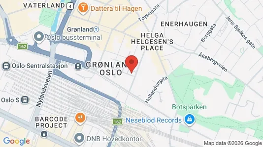 Rooms for rent i Oslo Gamle Oslo - kort over placeringen