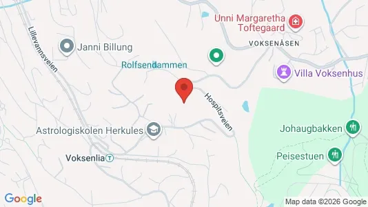 Rooms for rent i Oslo Vestre Aker - kort over placeringen