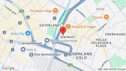 Rooms for rent i Oslo Gamle Oslo - kort over placeringen