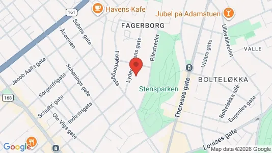 Rooms for rent i Oslo St. Hanshaugen - kort over placeringen
