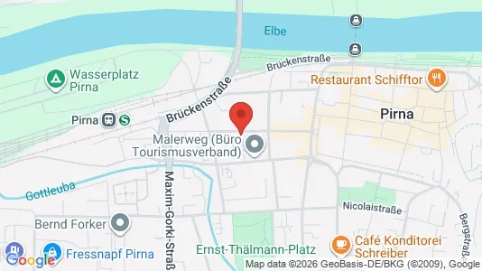 Apartments for rent i Saxon Switzerland-Eastern Ore Mountains - kort over placeringen
