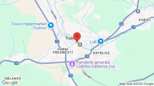 Apartments for rent in Trutnov - Photo from Google Street View