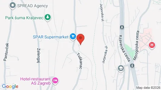 Apartments for rent i Sljeme (Medvednica-Tomislavac) - kort over placeringen