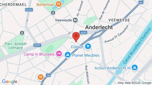 Apartments for rent in Brussels Anderlecht - Photo from Google Street View