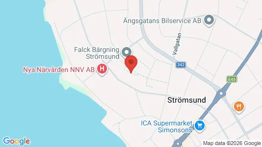 Apartments for rent i Strömsund - kort over placeringen