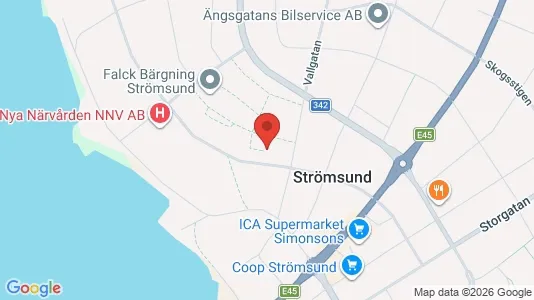 Apartments for rent i Strömsund - kort over placeringen