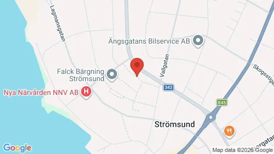 Apartments for rent i Strömsund - kort over placeringen