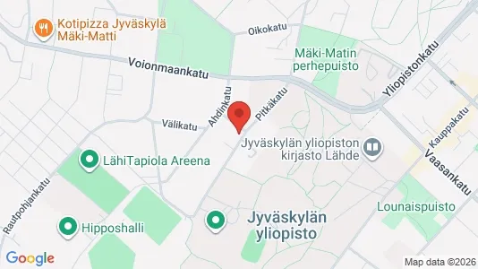 Apartments for rent i Jyväskylä - kort over placeringen