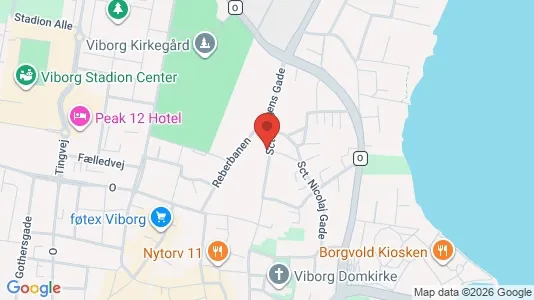 Apartments for rent i Viborg - kort over placeringen