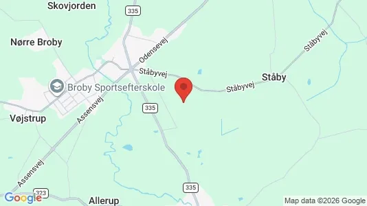 Apartments for rent i Broby - kort over placeringen