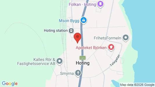 Apartments for rent i Strömsund - kort over placeringen