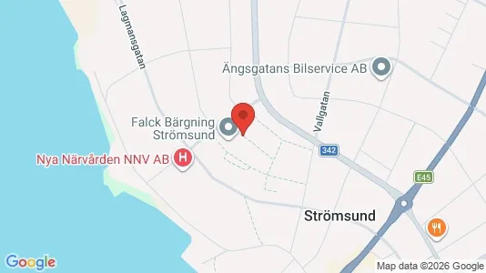 Apartments for rent i Strömsund - kort over placeringen
